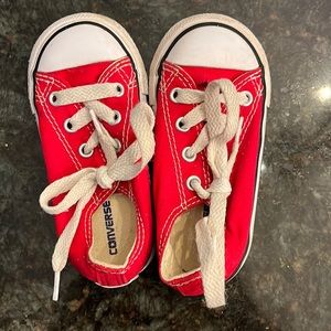 Girls Converse All Star Tie Sneakers